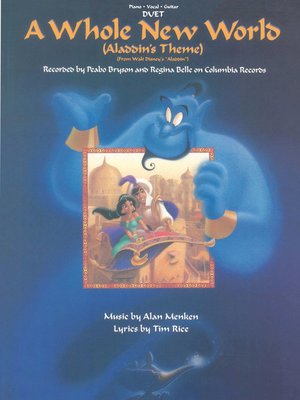 cover image of A Whole New World Sheet Music